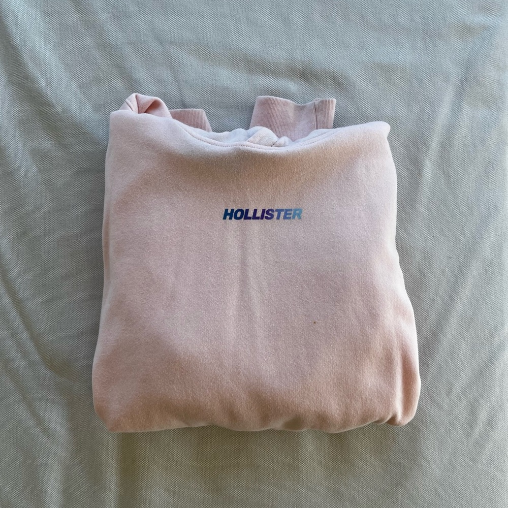 Hollister Men’s Pink Hoodie
